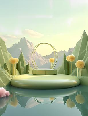 自然主義毛絨展臺 電商購物促銷中的沉浸式消費新場景